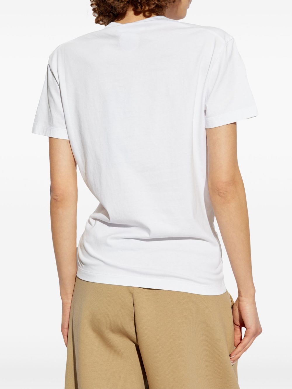 flocked-logo T-shirt - 4