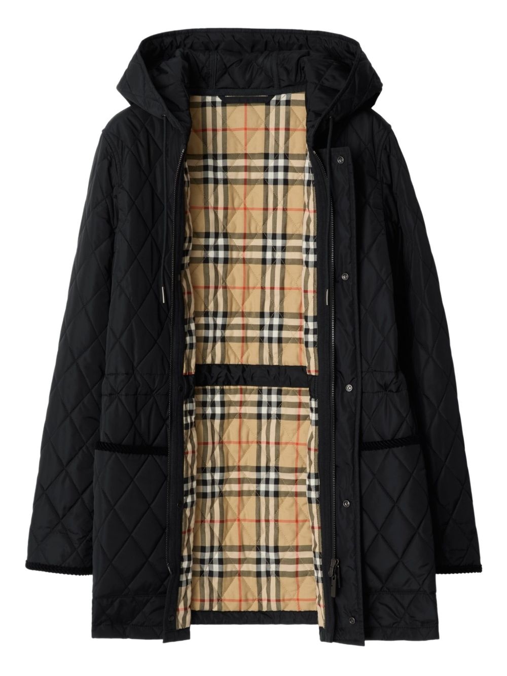 quilted hooded jacket - 2