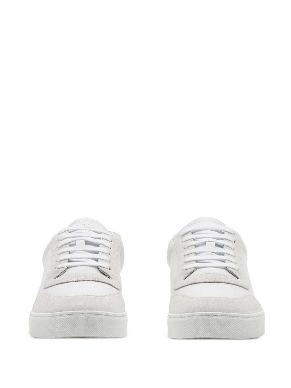 checkered leather sneakers - 2