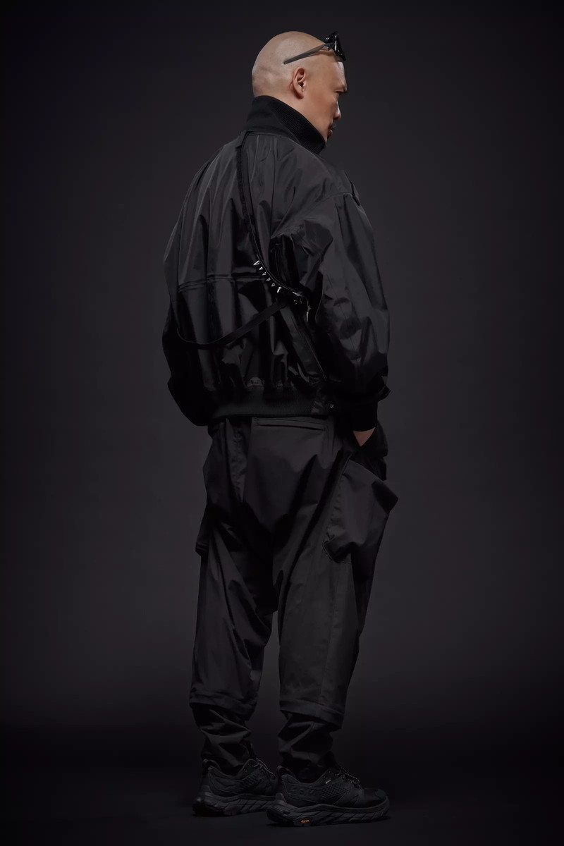 P30A-E 캡슐에 넣는 나일론 매우 넓은 웹 벨트 화물 Trouser 검정 5