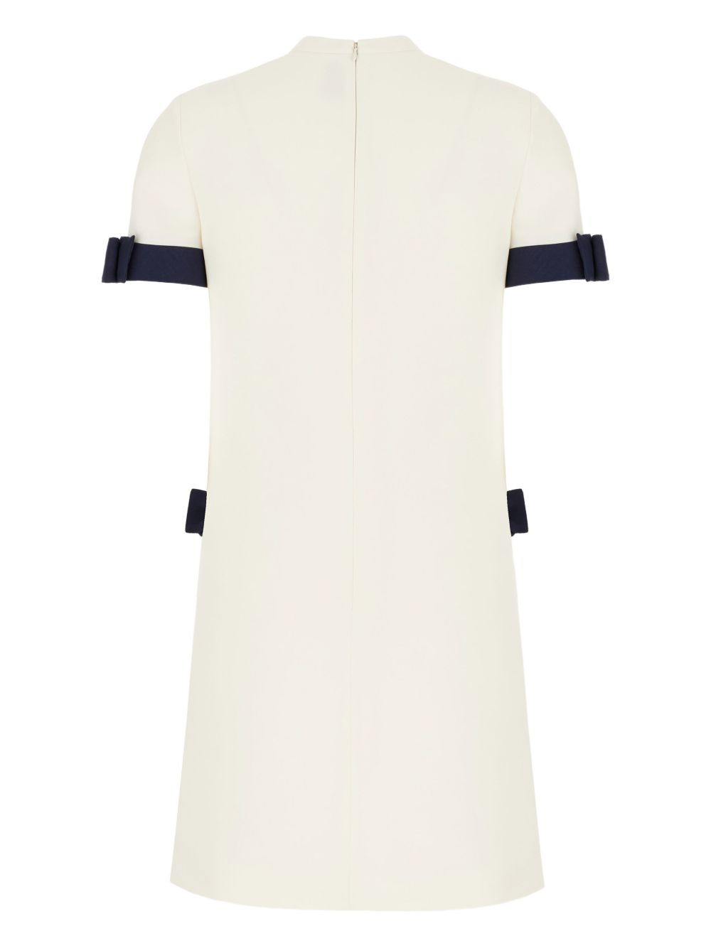 bow-detail short-sleeve mini dress - 2