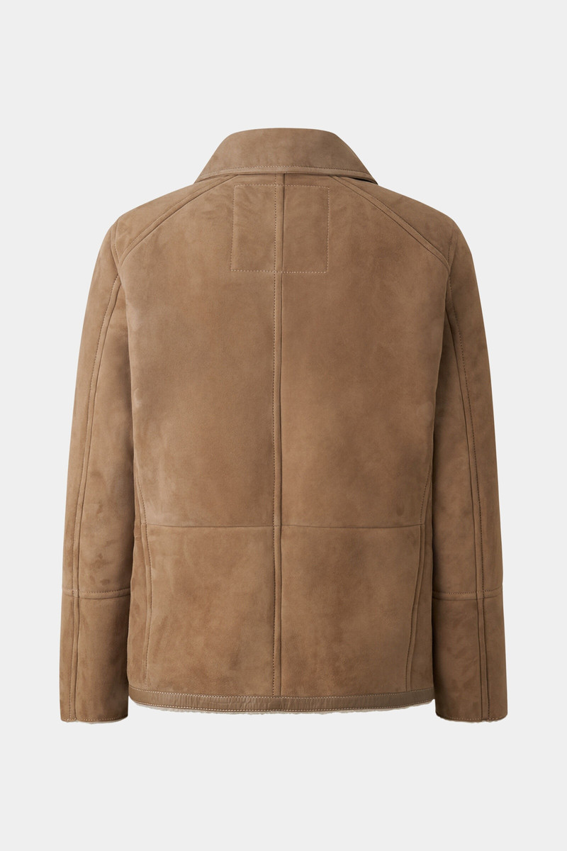Liron Lambskin jacket in Beige 3