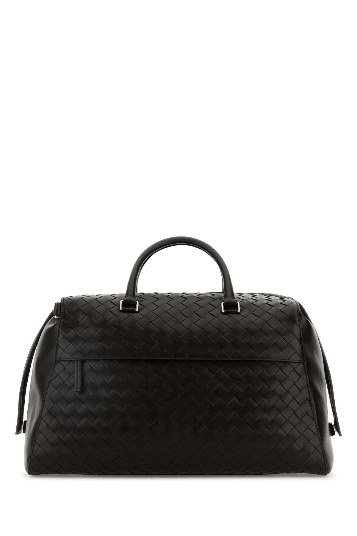 Bottega Veneta Men Dark Brown Weekender Tape Travel Bag - 3