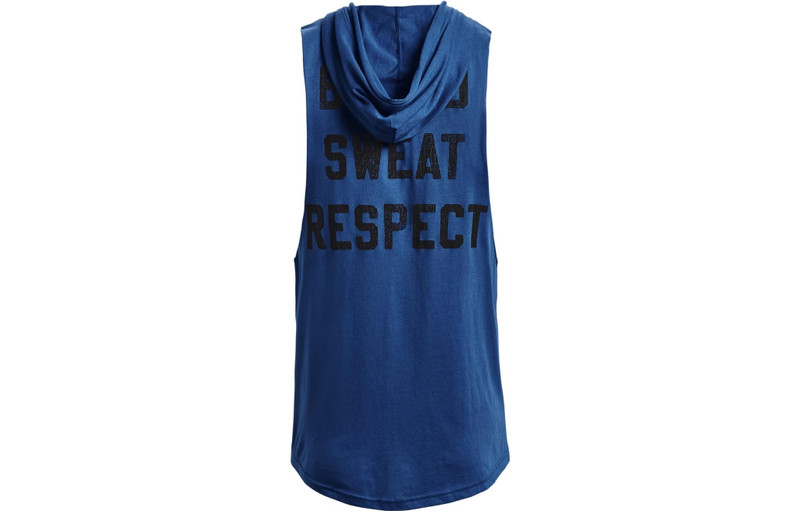 Under Armour Under Armour Project Rock BSR Bull Sleeveless Hoodie 'Blue Black' 1376939-471 outlook