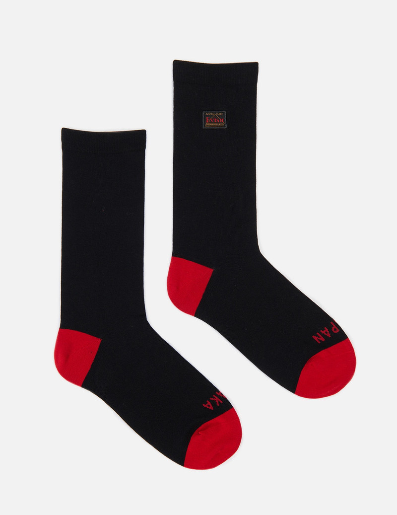 EVISU MINI LABEL LONG SOCKS outlook