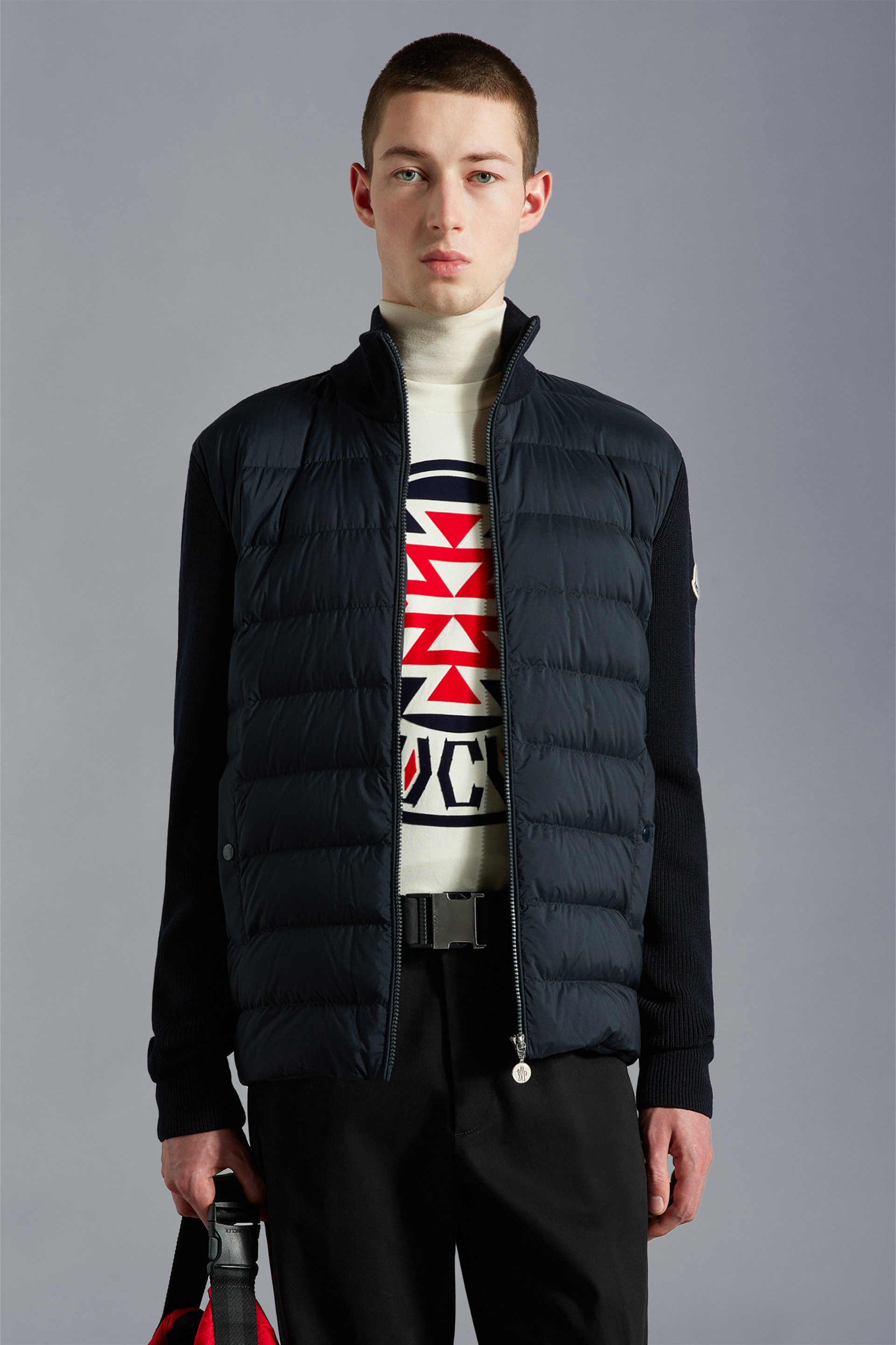 Padded Wool Cardigan - 2