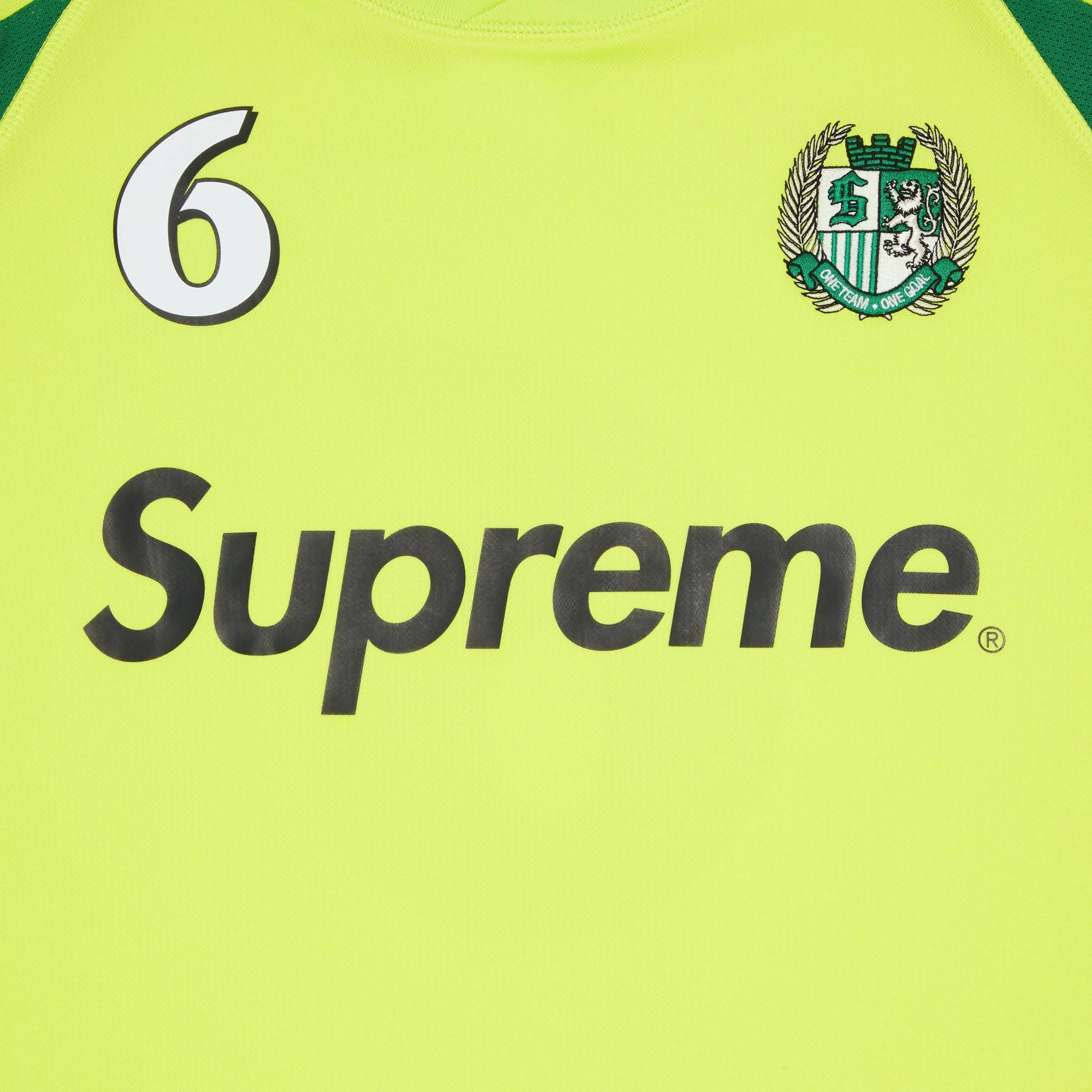 Supreme Hooded Soccer Jersey 'Bright Green'