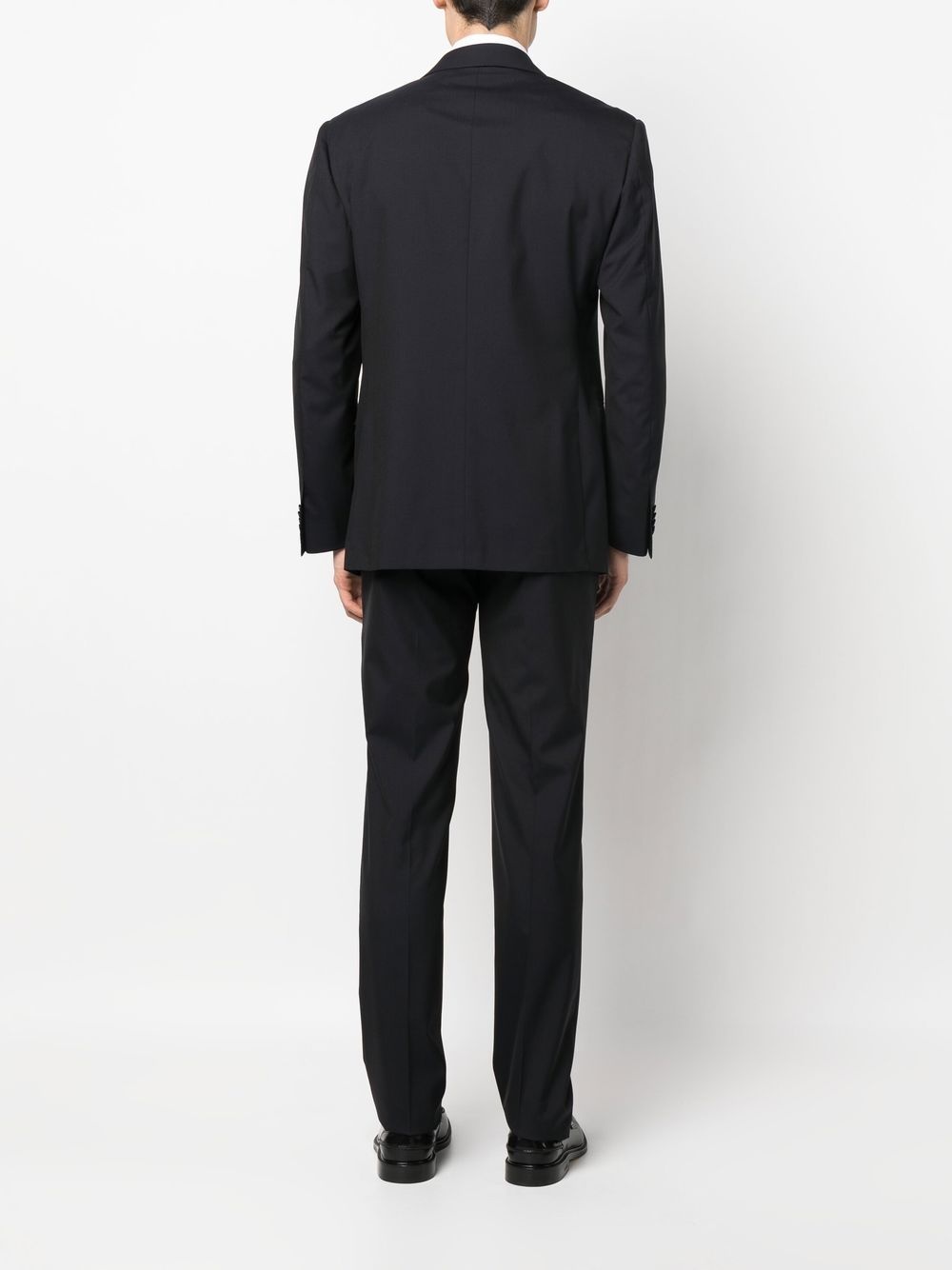 single-breasted virgin wool suit - 4
