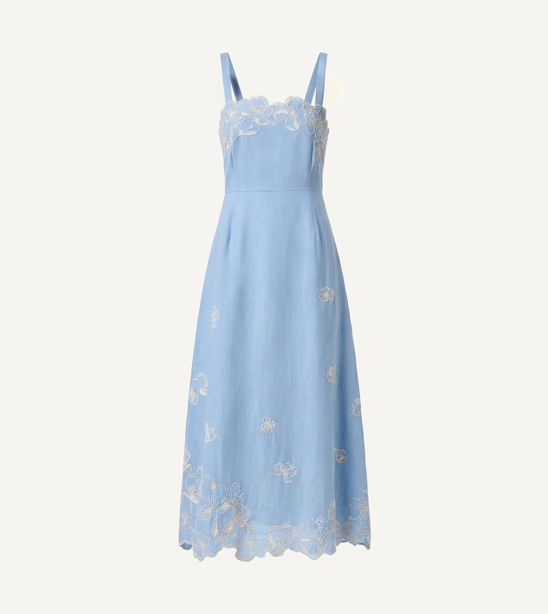 MARCELINE MIDI DRESS | GLACIER LAKE - 1