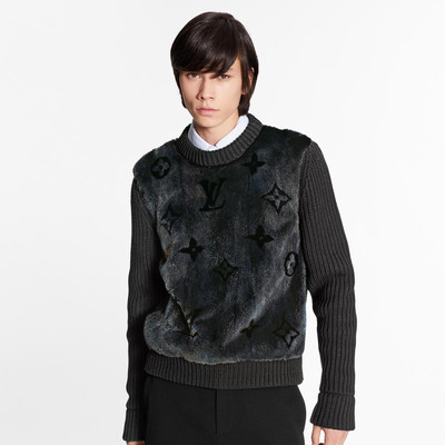 Louis Vuitton Monogram Fur Crewneck outlook