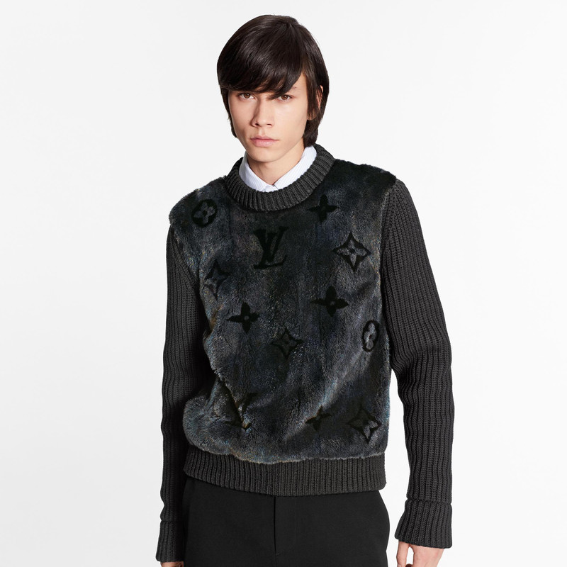 Louis Vuitton 모노그램 모피 Crewneck outlook