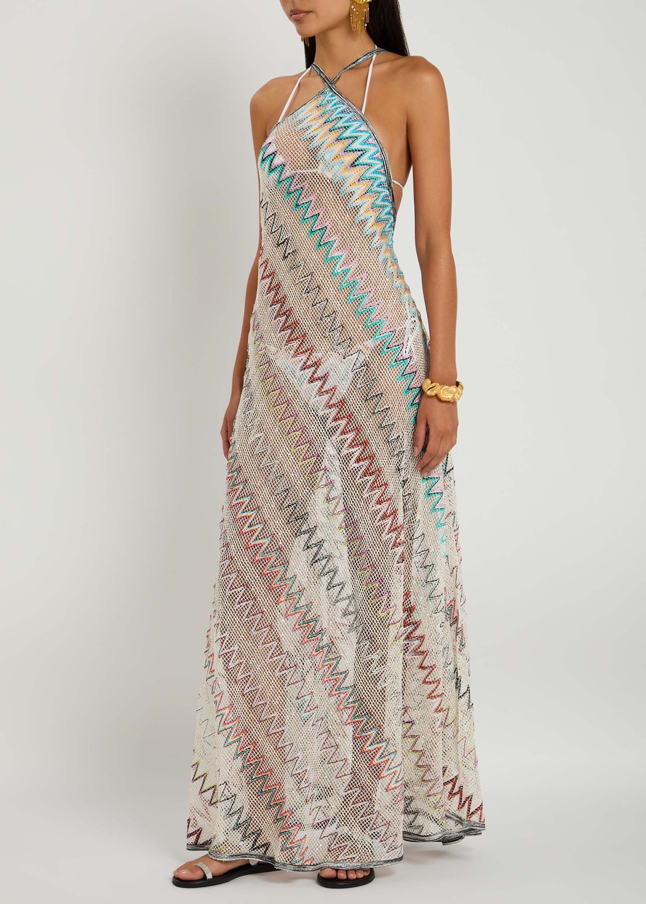 Missoni Zigzag Intarsia Open-knit Maxi Dress - 2