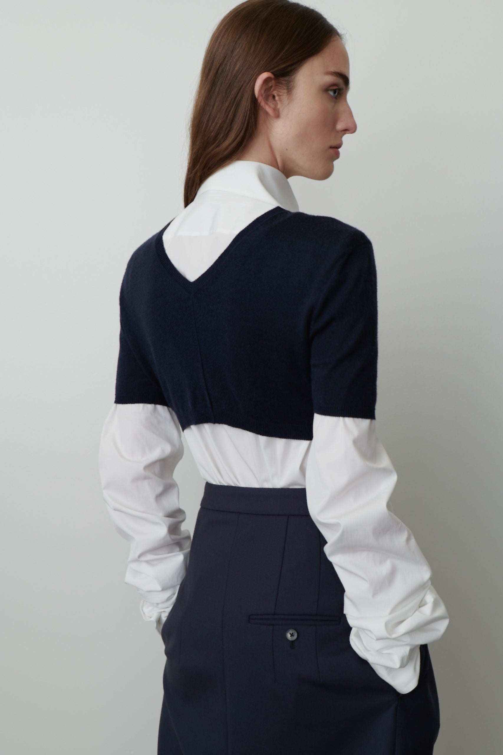 Vic Top in Wool and Silk - 4