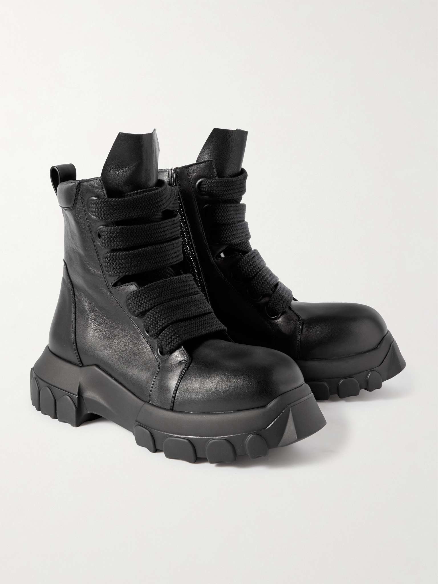 Bozo Tractor Leather Boots - 4