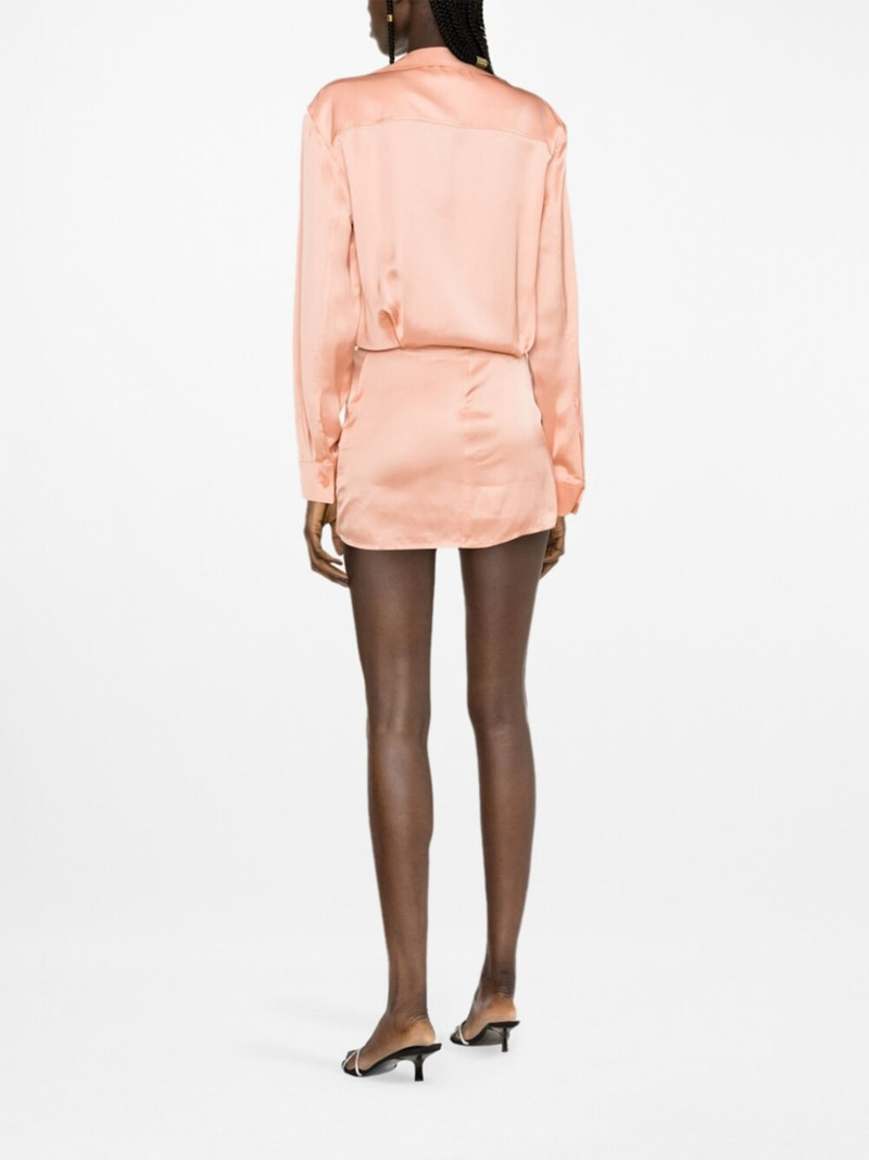 TOYBOX SATIN TWIST SHIRT DRES 4