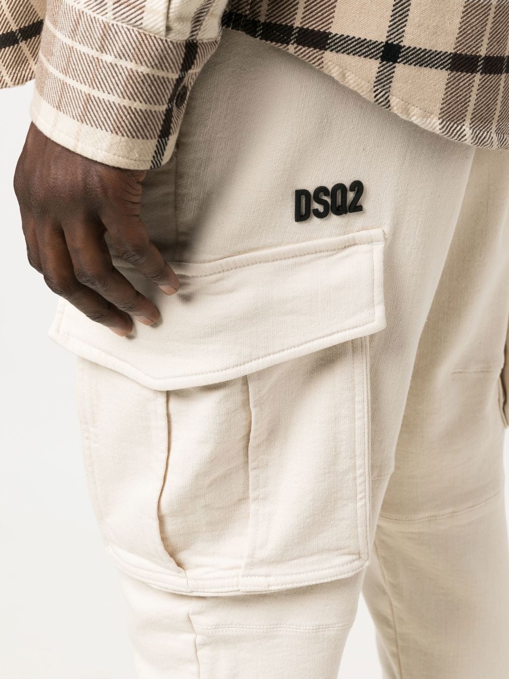 logo-print cargo joggers - 5