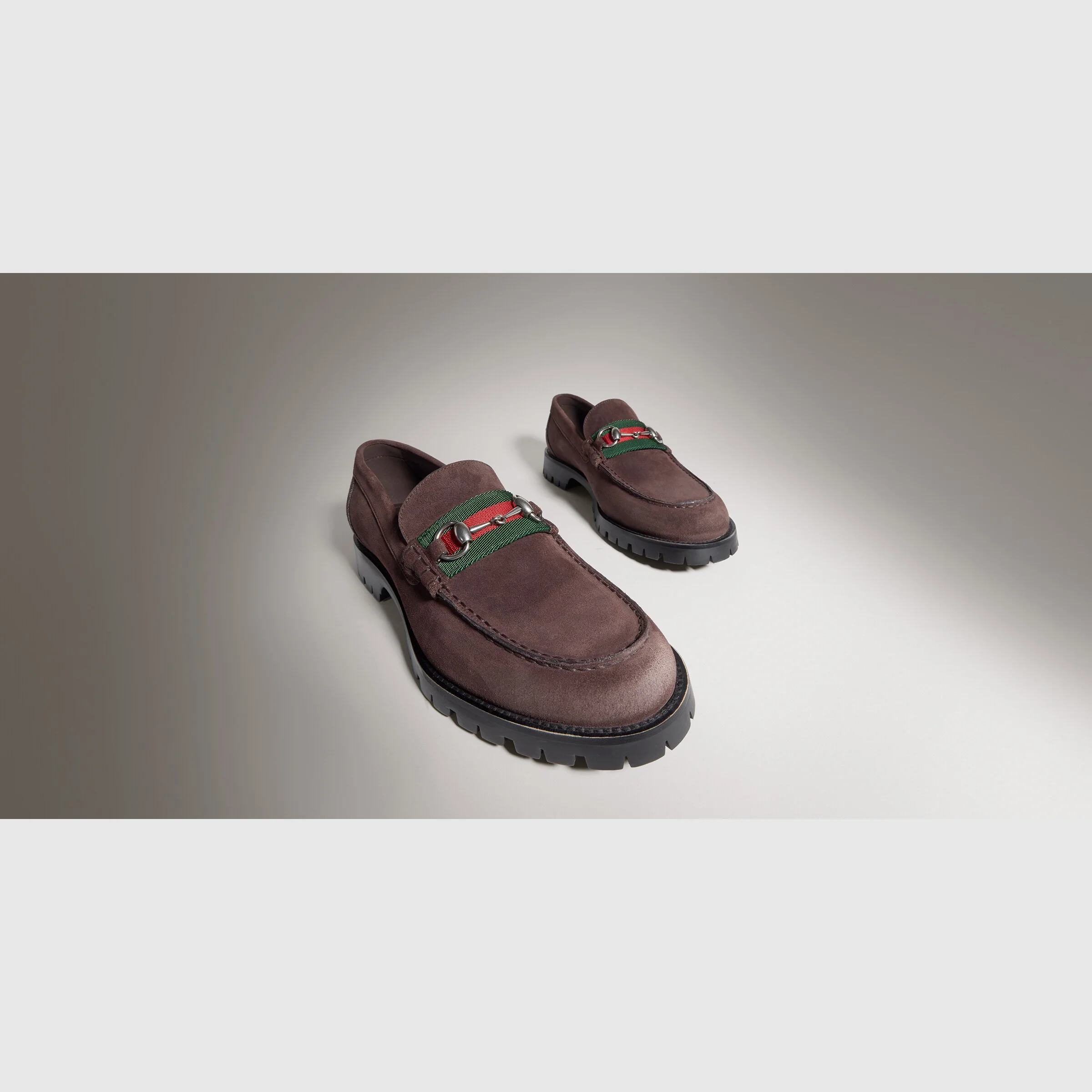 Men's loafer with Horsebit and lug sole - 1