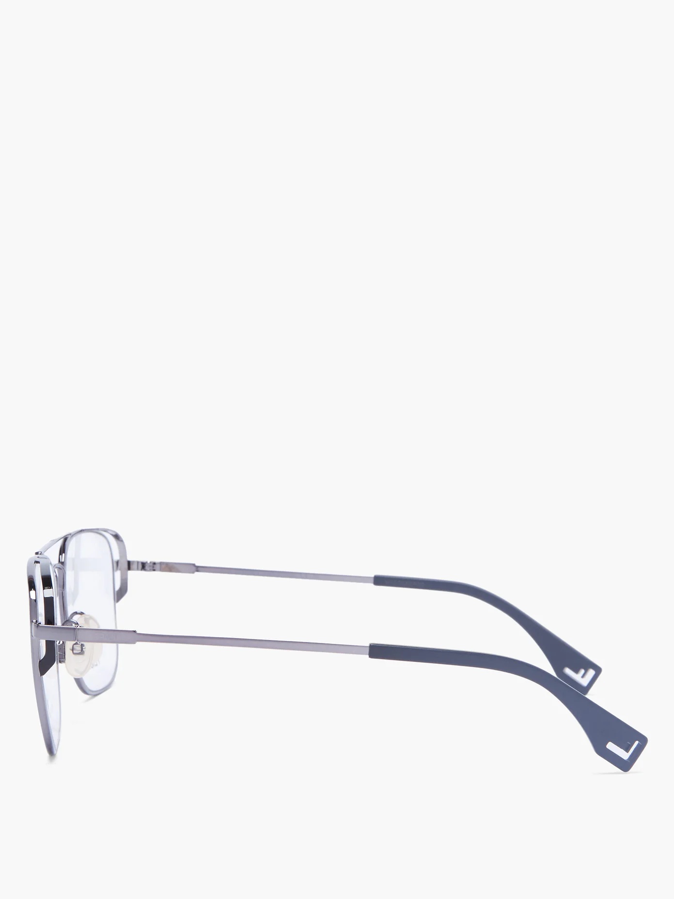 Aviator metal glasses - 4