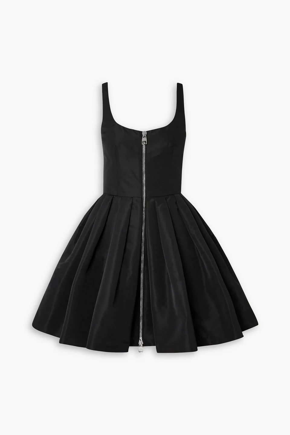 Pleated faille mini dress - 1