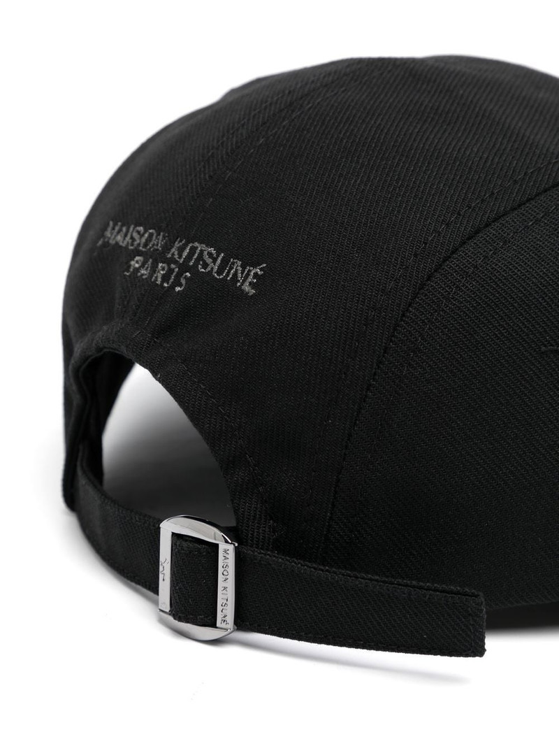 Maison Kitsuné logo-print cap outlook