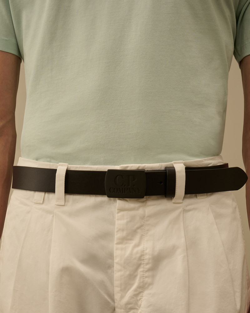 Leather Logo Belt 5