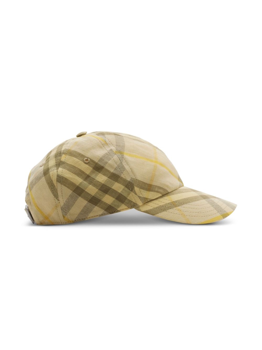 Checked cotton cap - 2