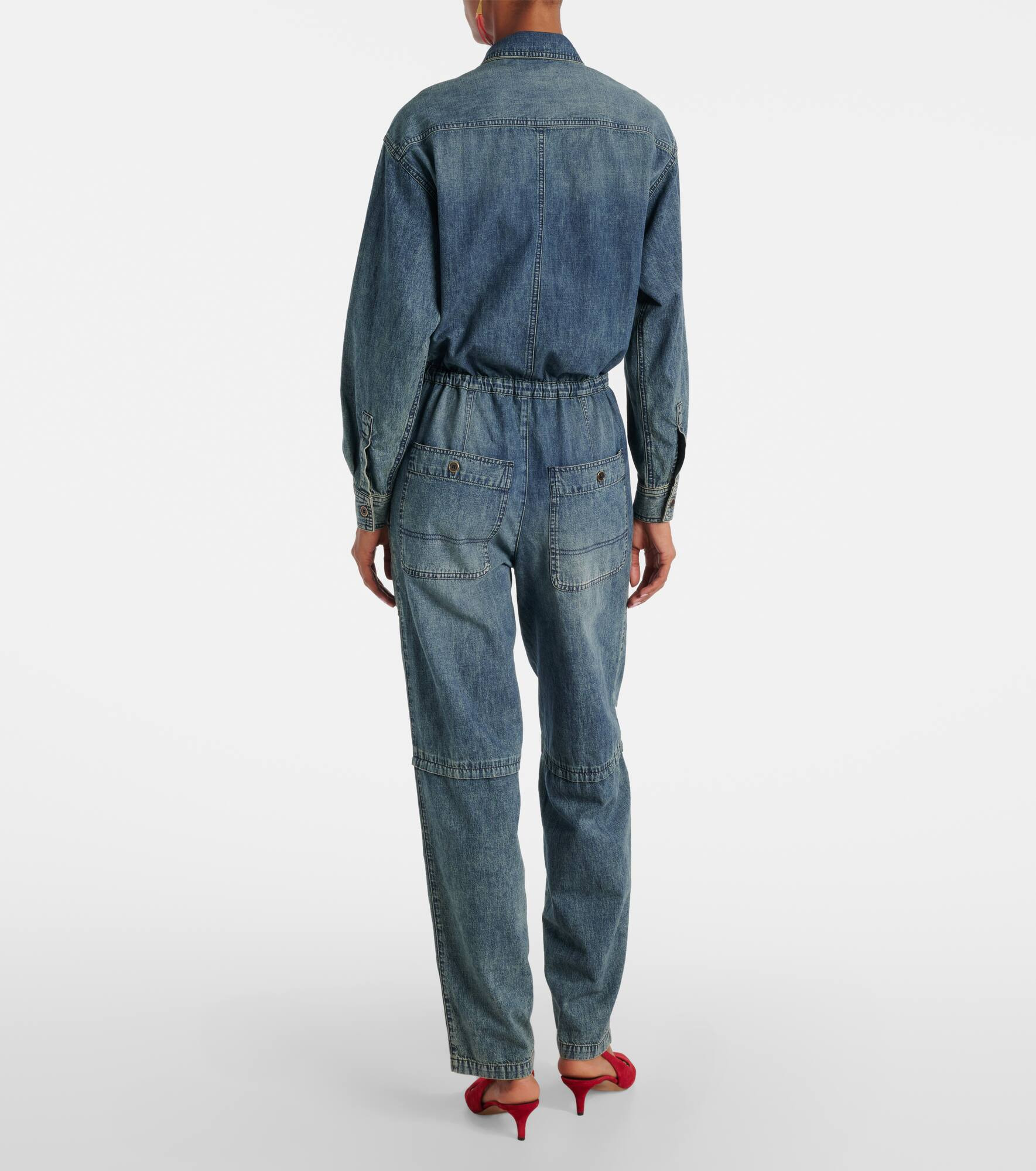Denim jumpsuit - 3