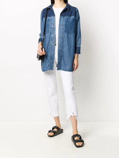 Diesel two-tone denim shirt outlook