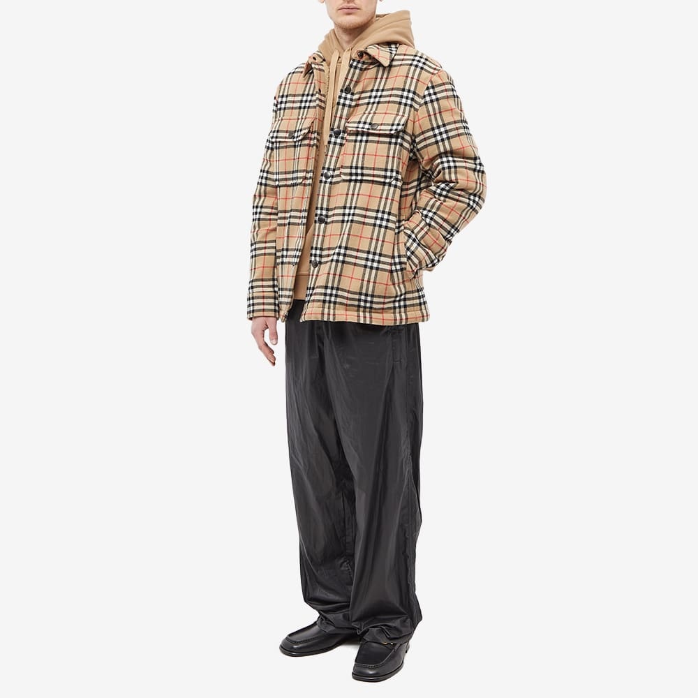 Burberry Calmore Wool Check Shirt Jacket - 4