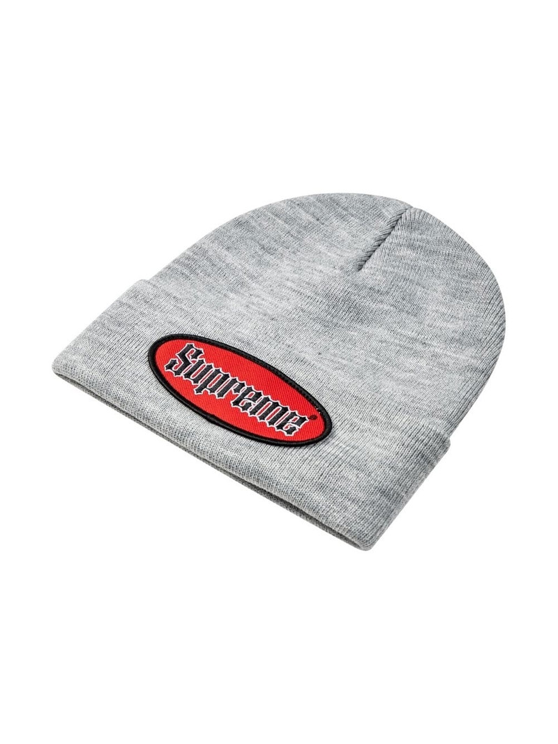 Supreme oval patch beanie outlook