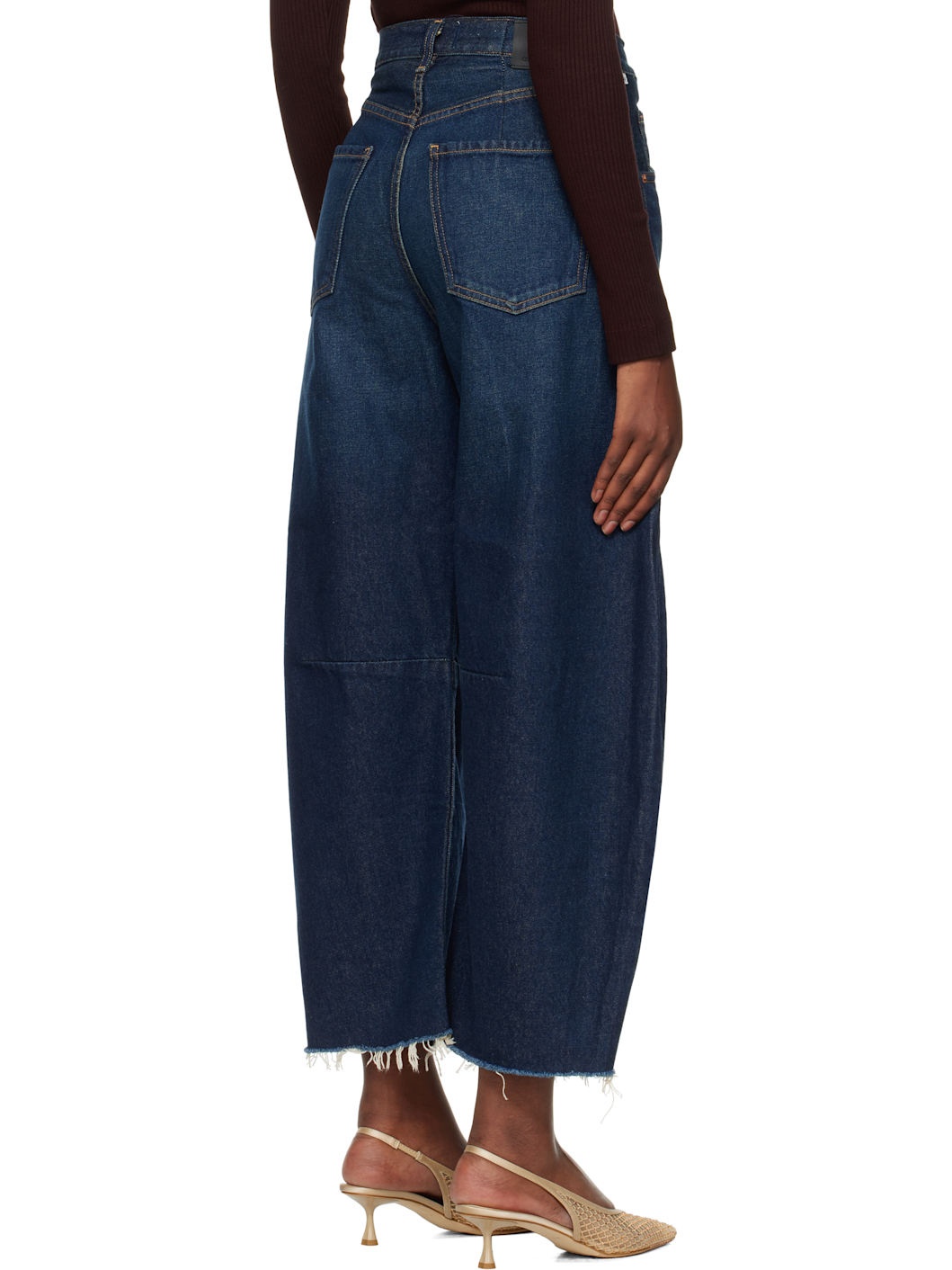 Navy Horseshoe Jeans - 3