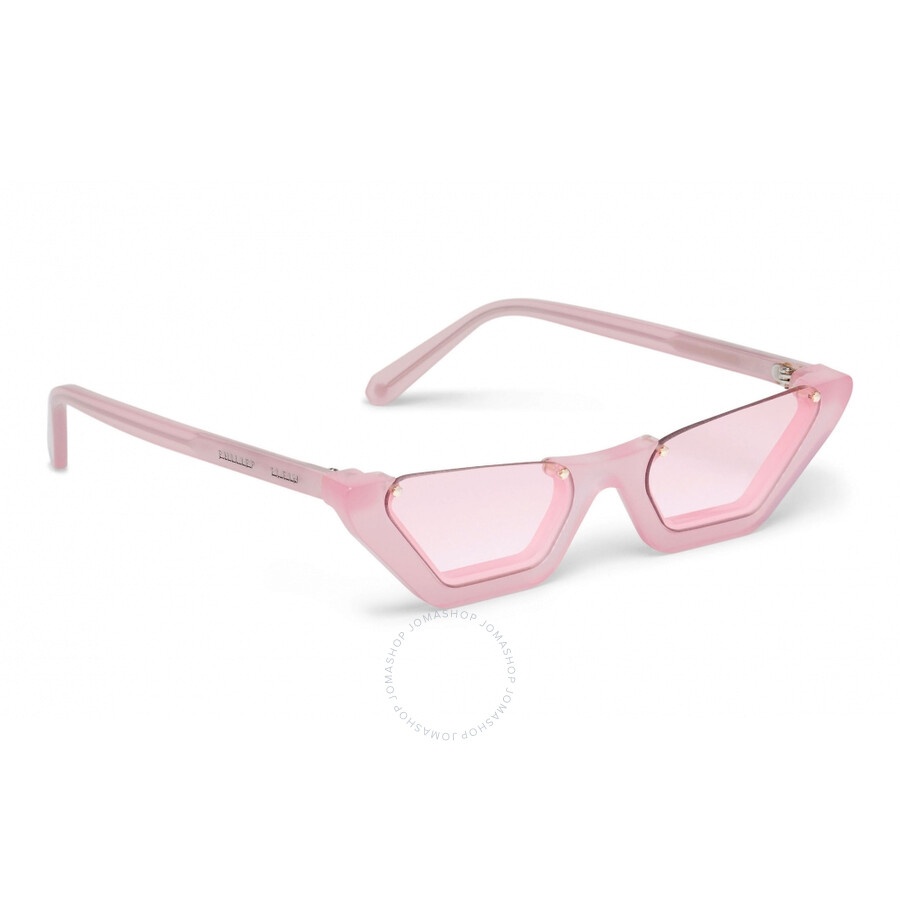 Philipp Plein Rachy Pink Raspberry. Cat Eye Ladies Sunglasses 000-WES0069-PTE003N-IUZG - 3