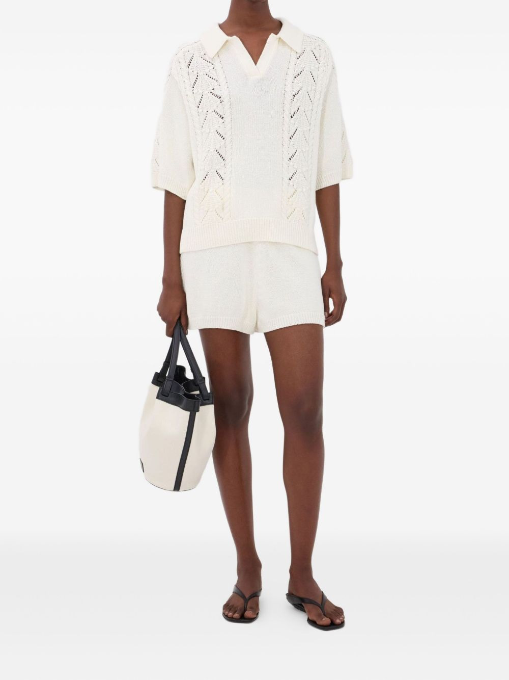 Andel crochet-detail shorts - 2