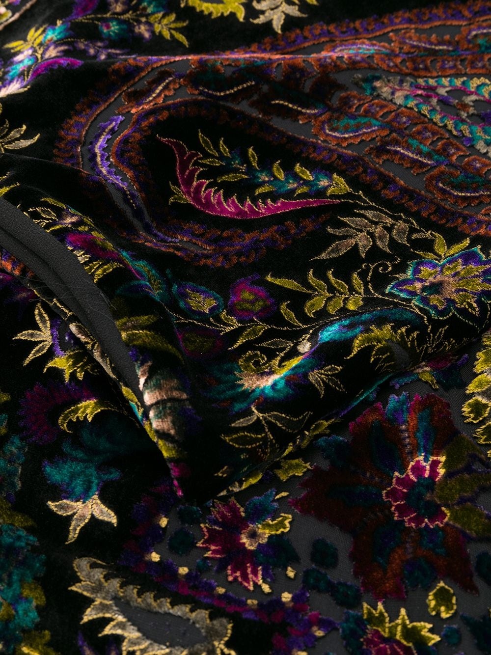 paisley print scarf - 3