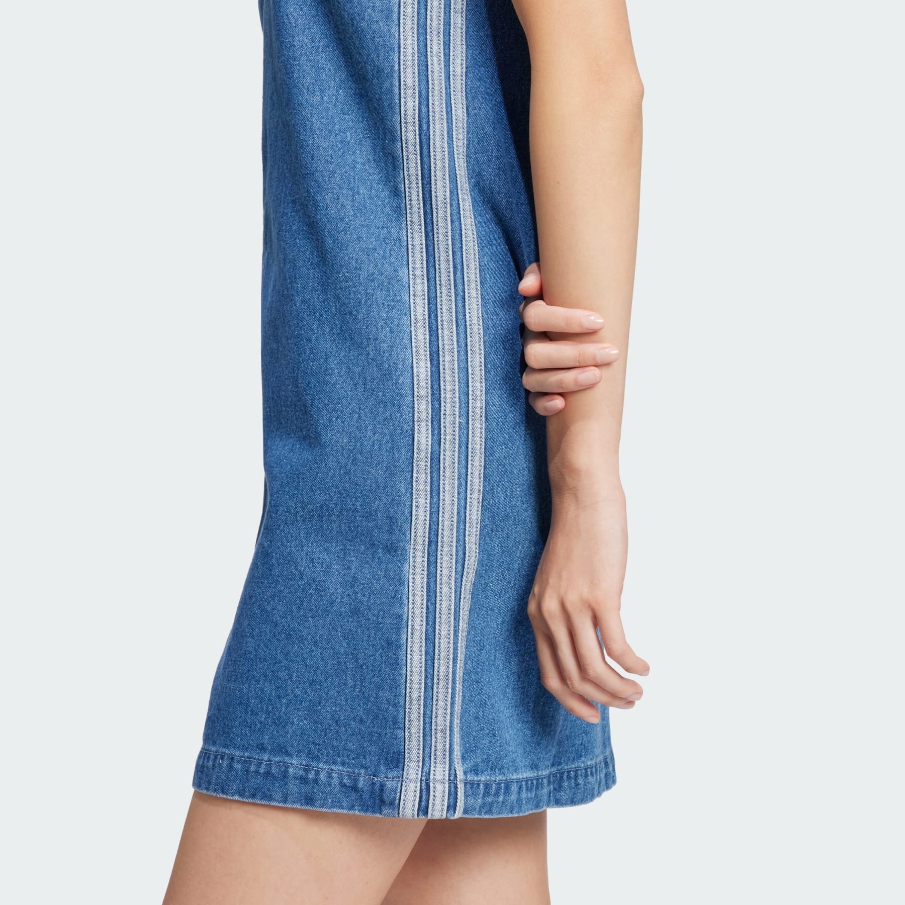 Adicolor Denim 3-Stripes Tank Dress - 6