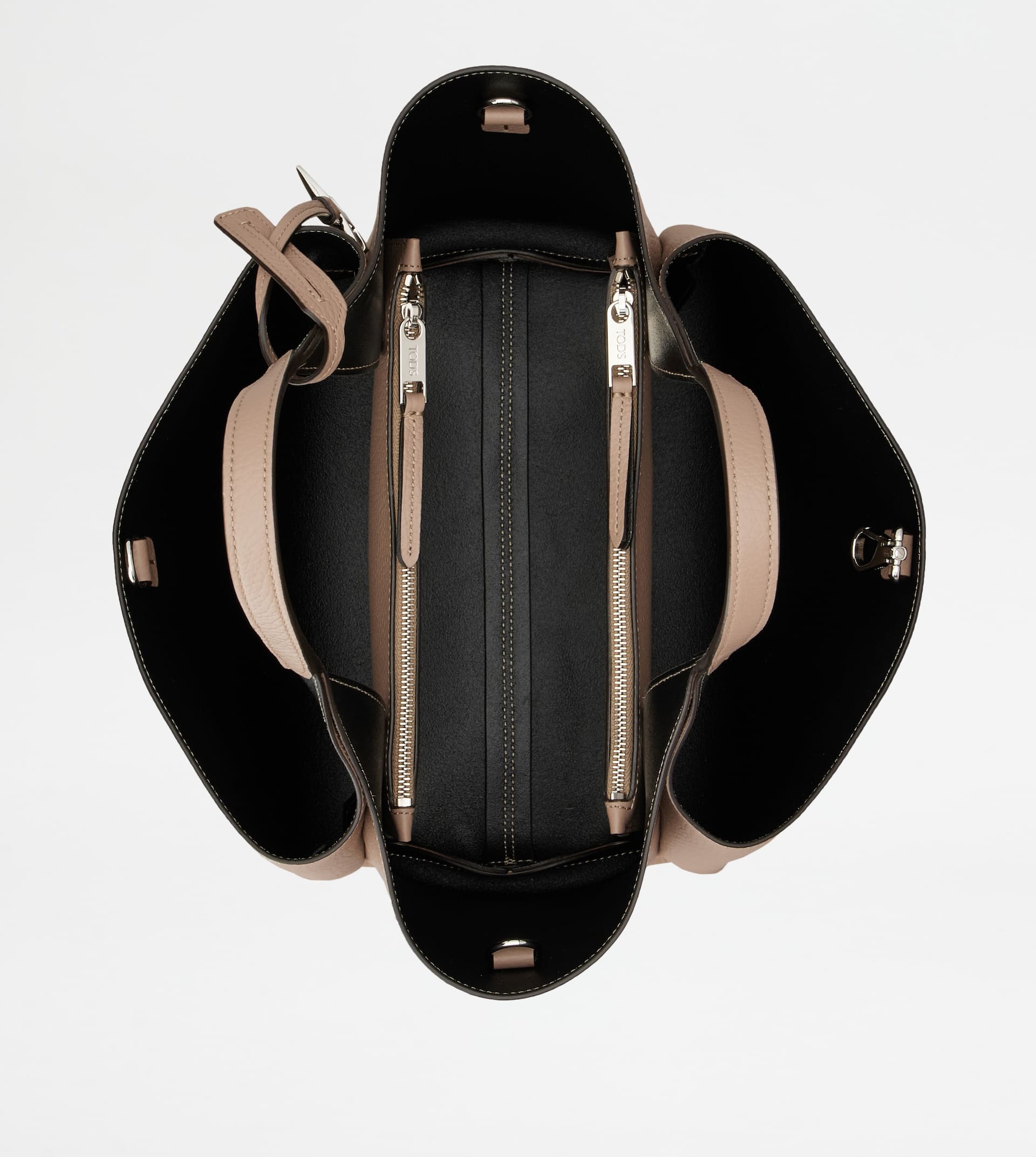 BAG IN LEATHER MINI - BROWN, BLACK - 4