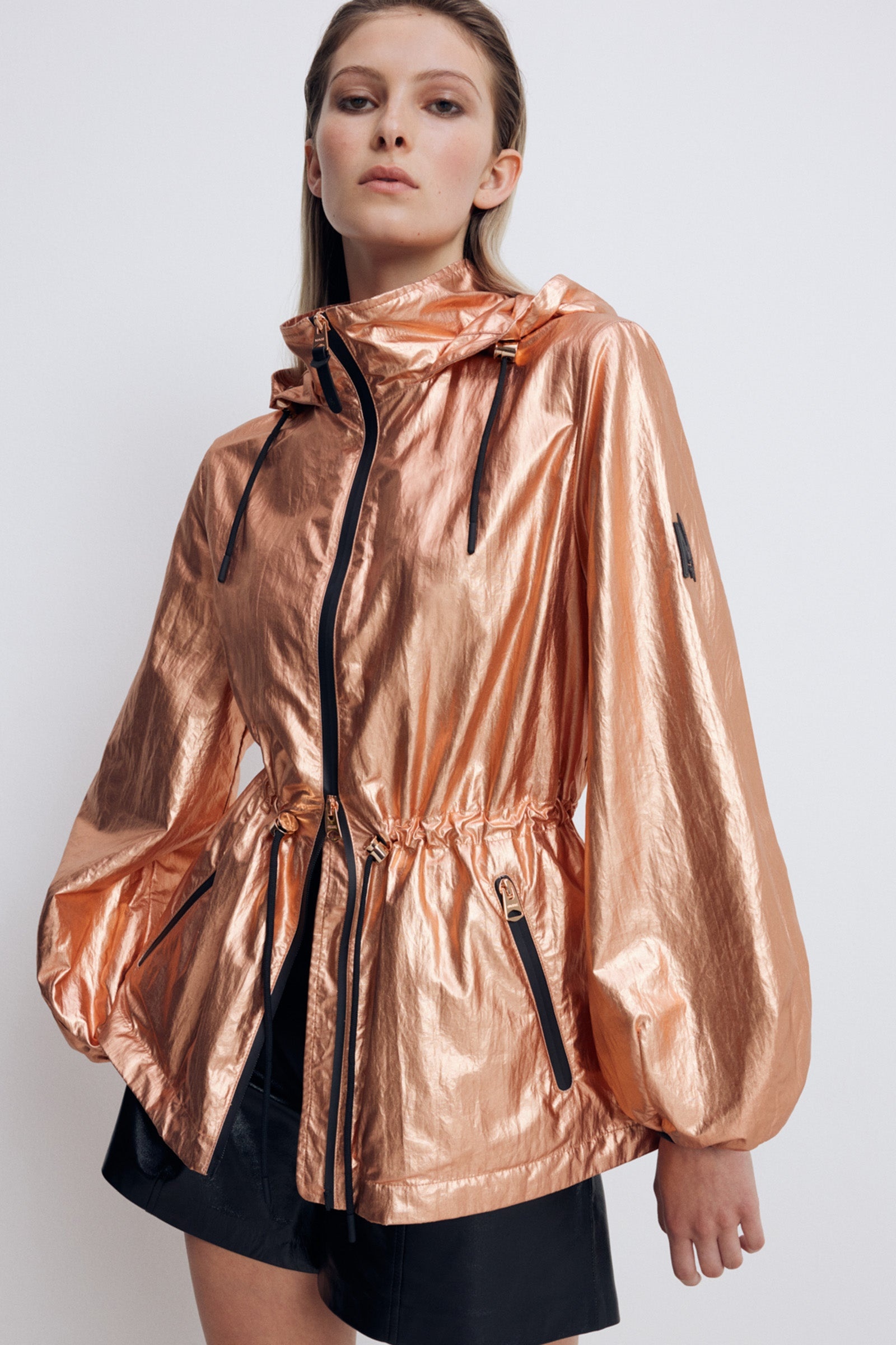 ISHA Rain Jacket with Balloon Sleeves - 2