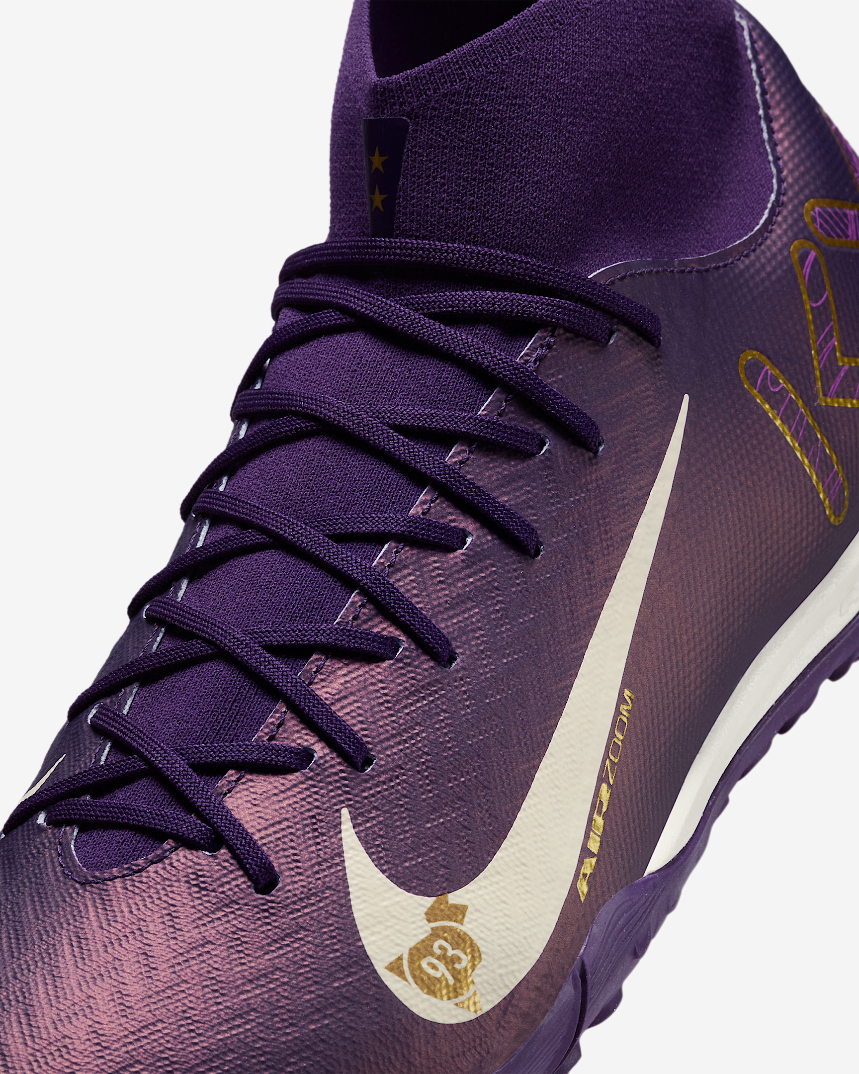 Nike Mercurial Superfly 10 Academy "Kylian Mbappé" TF High-Top Soccer Shoes - 7