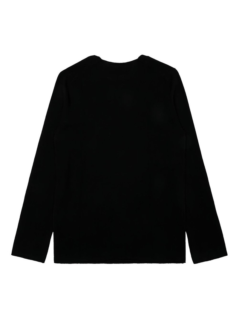 Comme des Garçons PLAY heart-patch crew-neck sweater outlook