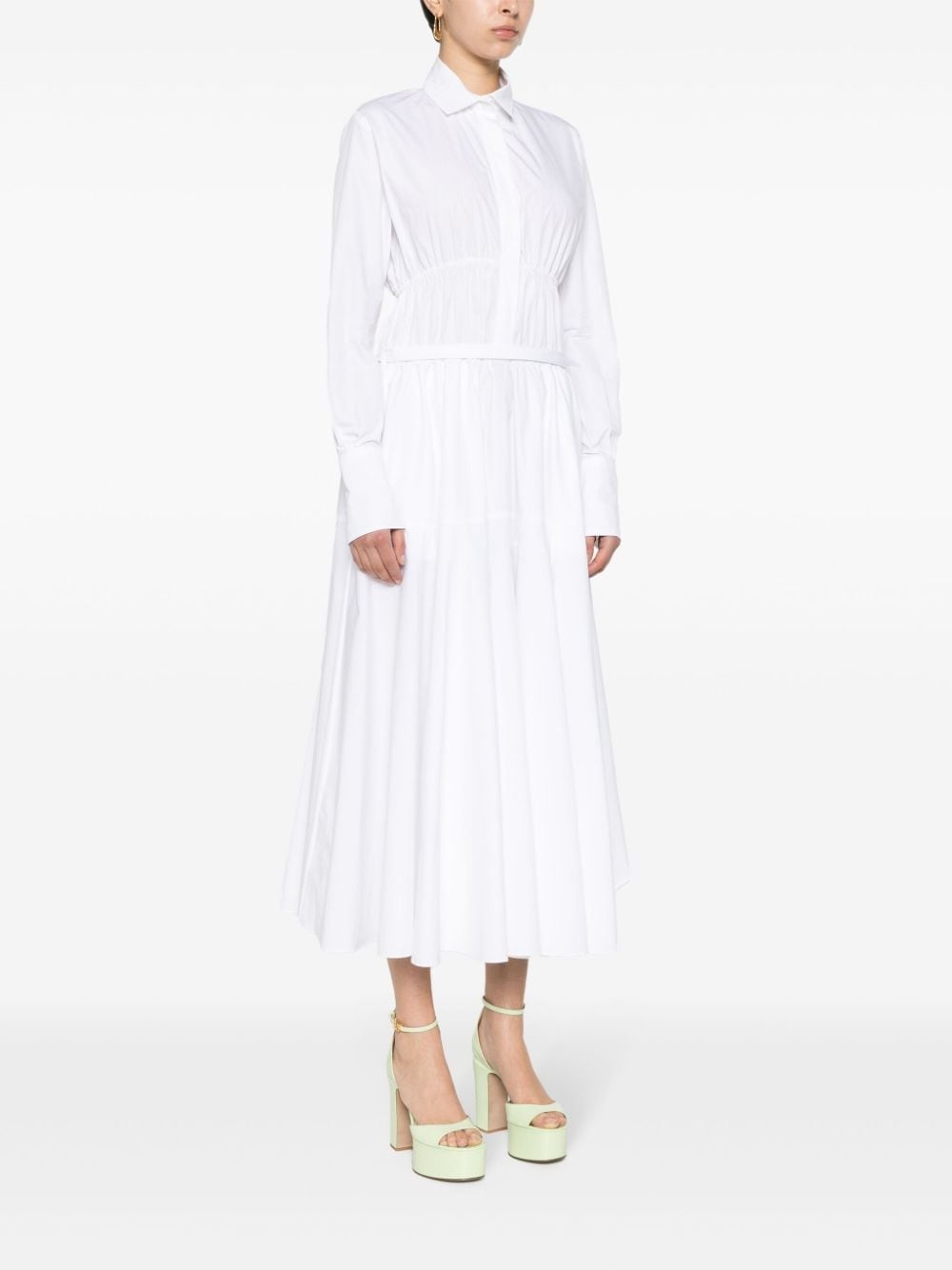poplin shirt dress - 3