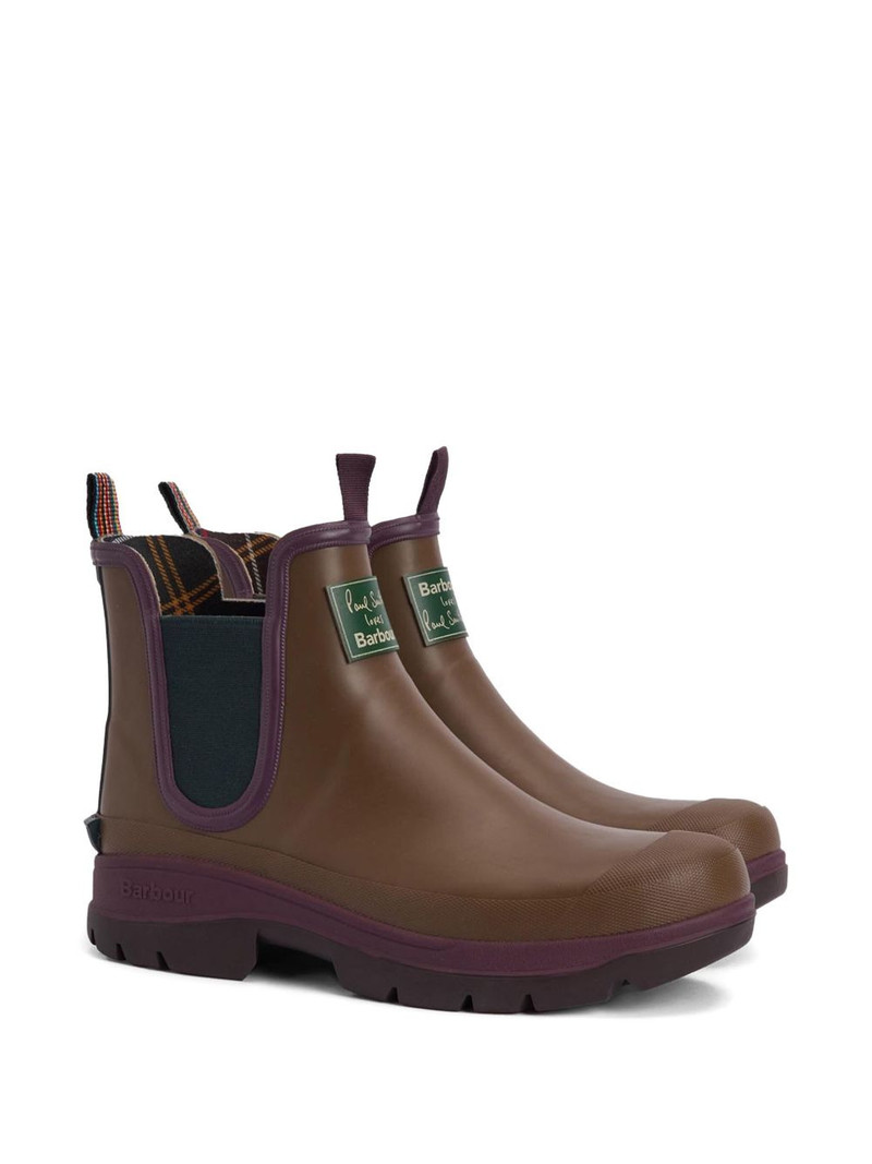 Barbour x Paul Smith pull-tab Chelsea boots outlook
