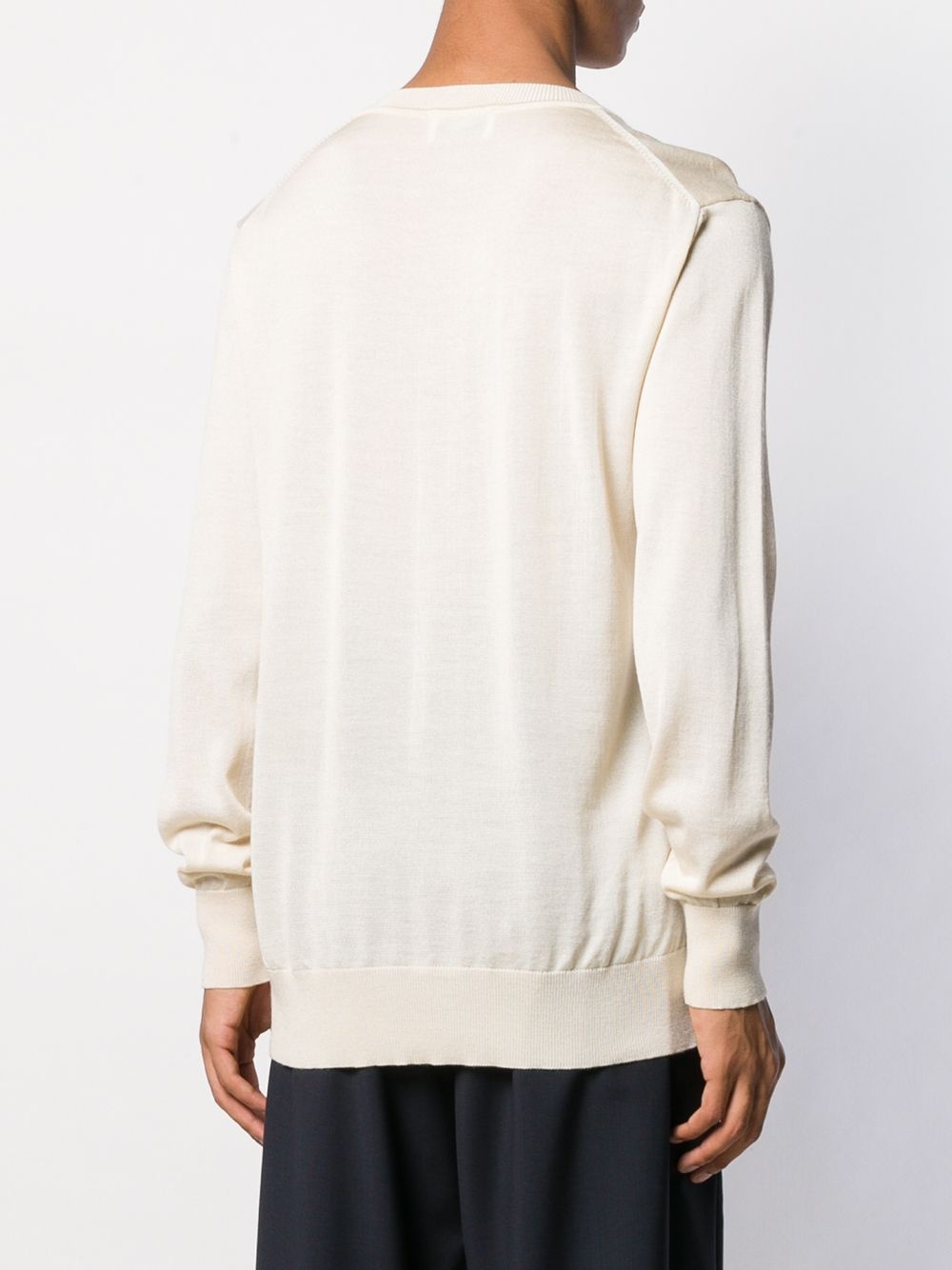 Ami embroidery crew neck jumper - 4