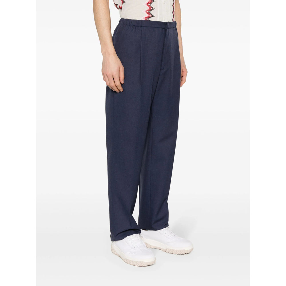 Fendi Blue Trousers - Regular & Straight-Leg Trousers Men - 3