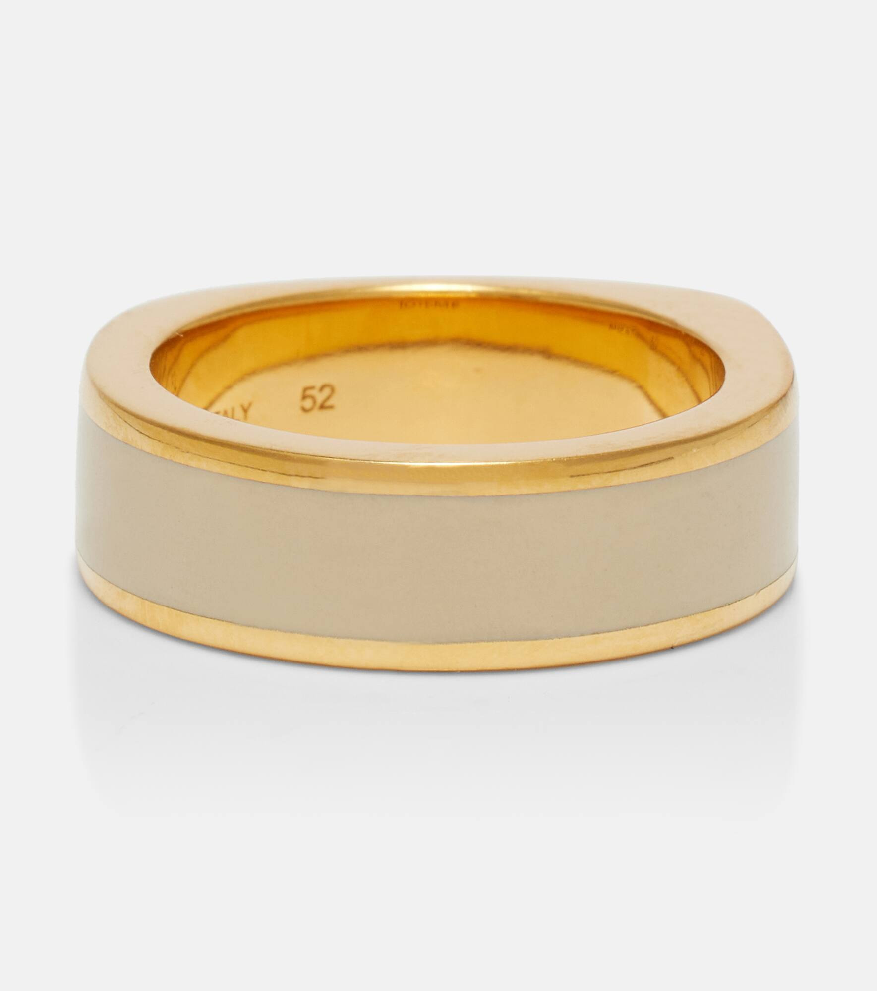 Signature 18kt gold-plated ring - 4