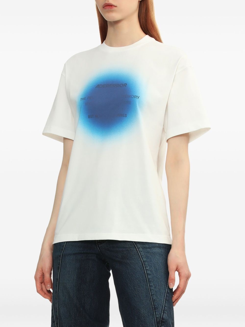 Eternity spray-print cotton T-shirt - 2