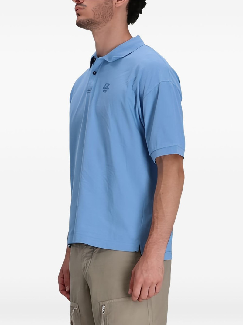 logo-embroidered polo shirt 3