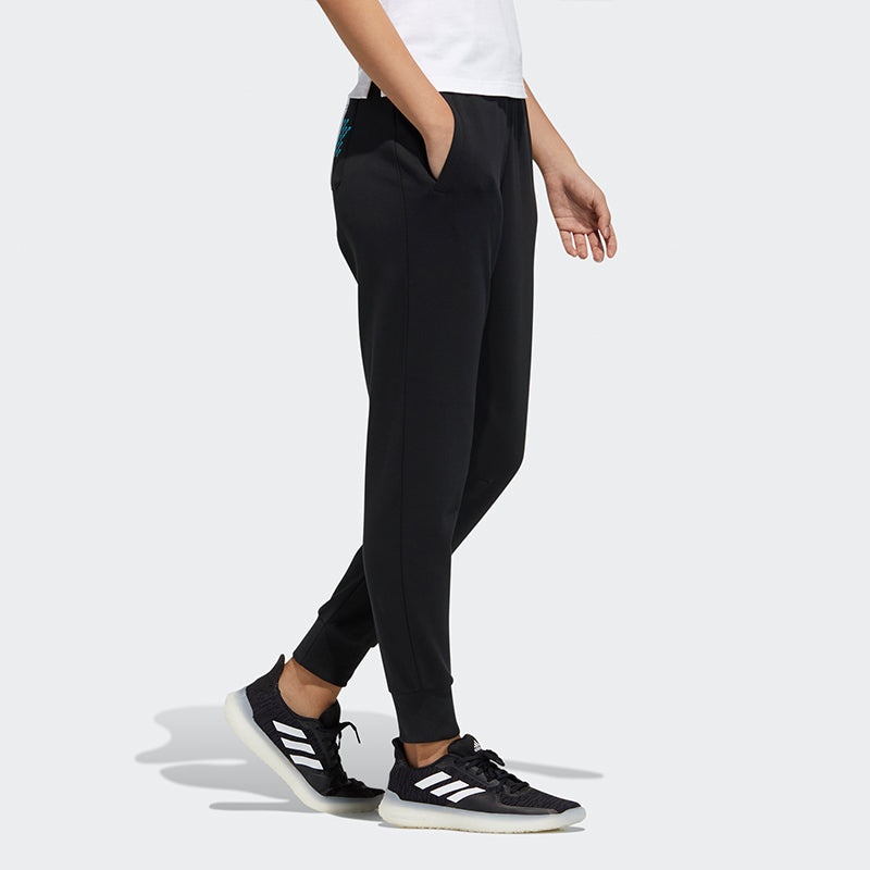 (WMNS) adidas Cny Pt Knit New Year's Edition Athleisure Casual Sports Long Pants/Trousers Black GP07 - 4