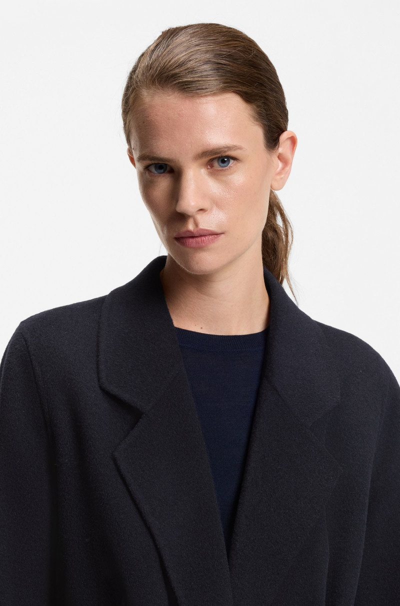 SLIM-FIT COAT IN A GLEN-CHECKED WOOL BLEND 5