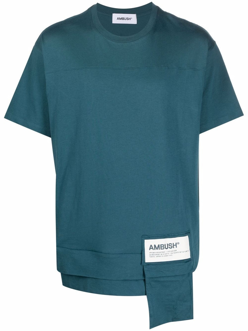 waist pocket logo-print T-shirt 1