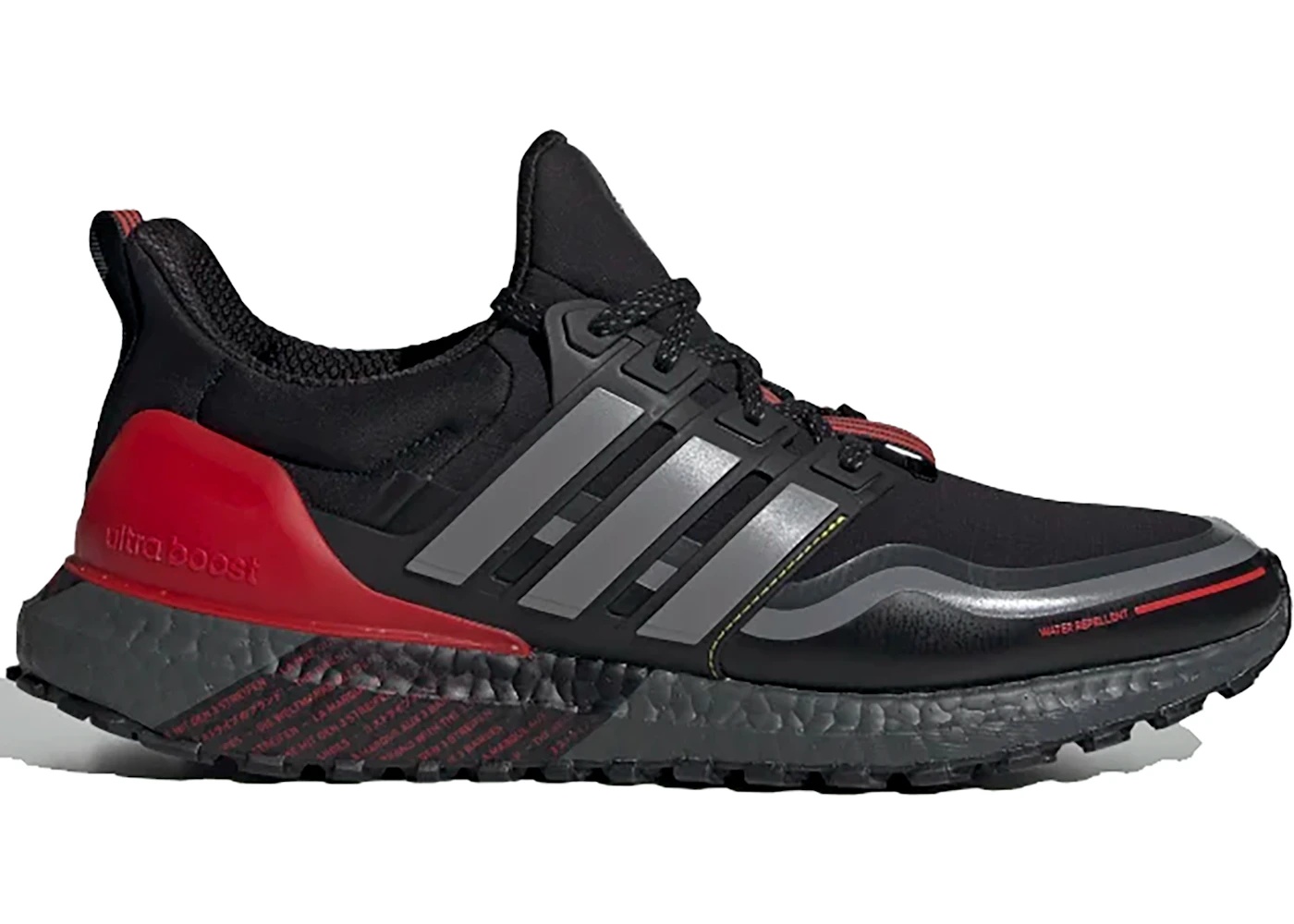 adidas Ultra Boost Guard Black Grey Scarlet - 1